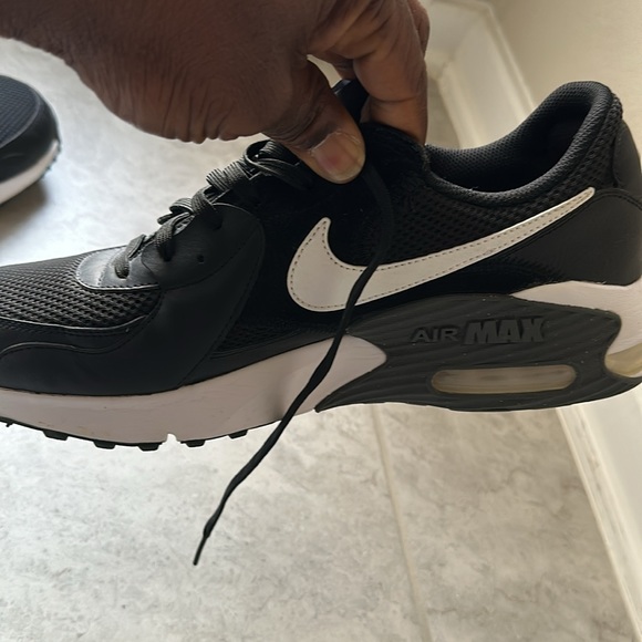 Fairly used Nike Air Max Excee in color black and white, US size 11.5. - Picture 10 of 14
